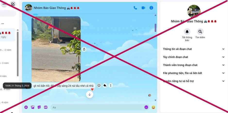 Xử phạt các nhóm 'báo chốt' giao thông với hơn 11.000 thành viên Xử phạt các nhóm 'báo chốt' giao thông với hơn 11.000 thành viên