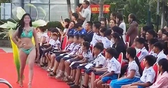 Xử phạt đơn vị tổ chức cuộc thi hoa hậu biểu diễn áo tắm trước học sinh