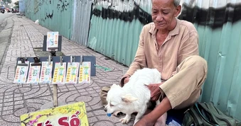 Vòng xoáy vé số 'mua đứt bán đoạn': Người thợ hồ 'gãy cánh' và chú chó nhỏ