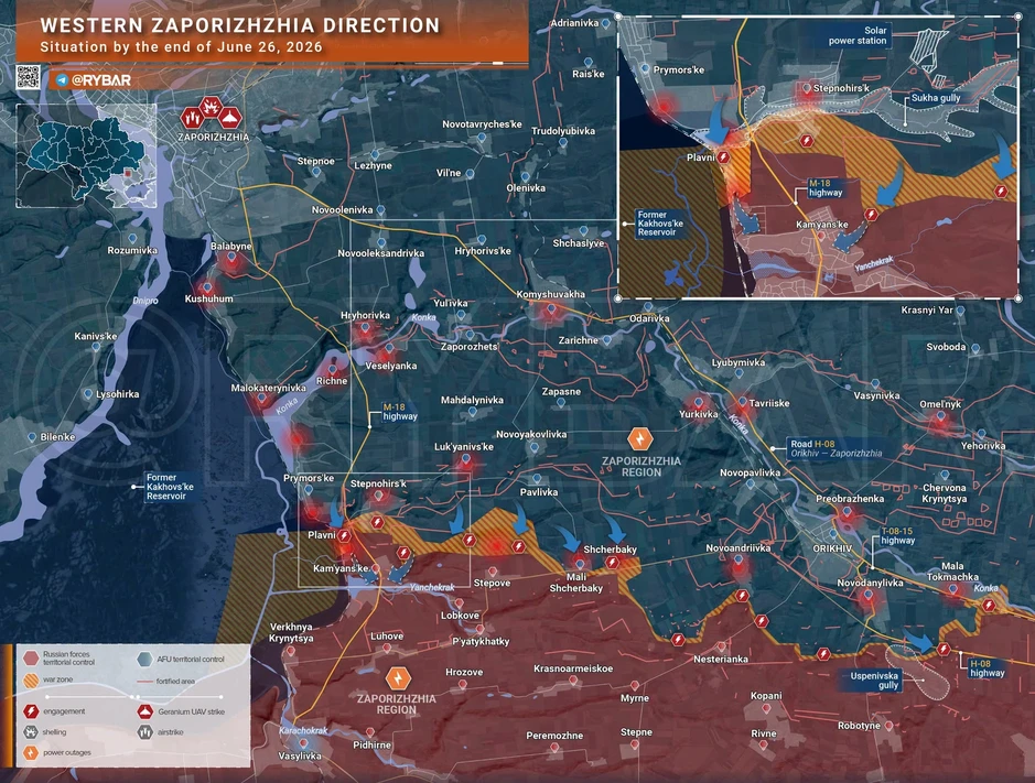 Chiến sự Ukraine 27/6: Kiev thừa nhận mất Konstantinovka, Nga thắng lợi vang dội - Ukraine phản công Zaporizhia và Liman, giành lại hàng loạt vị trí Chiến sự Ukraine 27/6: Kiev thừa nhận mất Konstantinovka, Nga thắng lợi vang dội - Ukraine phản công Zaporizhia và Liman, giành lại hàng loạt vị trí