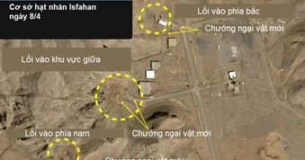 Dấu hiệu lạ mới xuất hiện bên ngoài cơ sở hạt nhân chủ chốt của Iran