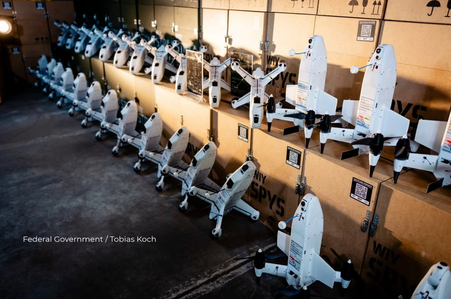 Đức sẽ tài trợ hàng chục nghìn UAV đánh chặn của Quantum Systems cho Ukraine Đức sẽ tài trợ hàng chục nghìn UAV đánh chặn của Quantum Systems cho Ukraine