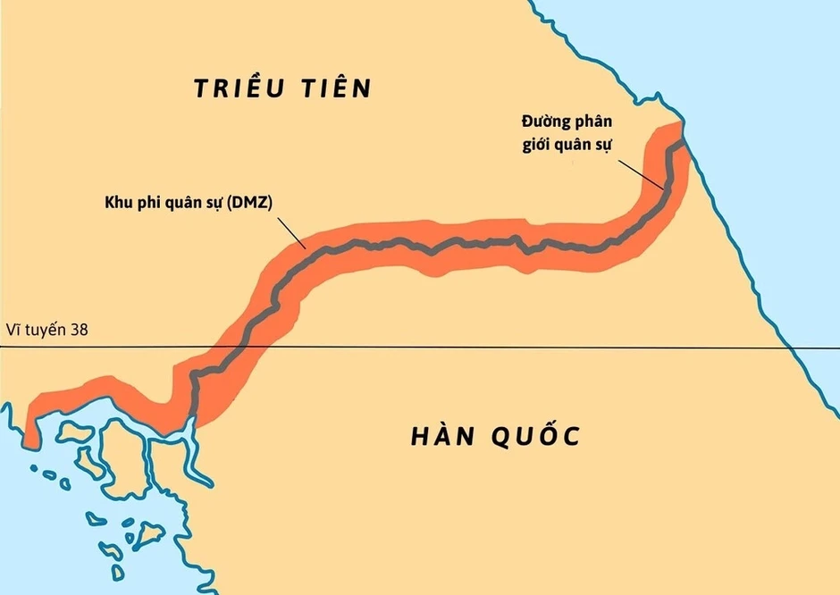 Hàn Quốc nổ súng cảnh cáo binh sĩ Triều Tiên vượt giới tuyến Hàn Quốc nổ súng cảnh cáo binh sĩ Triều Tiên vượt giới tuyến