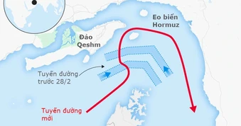 Iran có thể kiếm được bao nhiêu tiền nếu thu phí qua eo biển Hormuz?