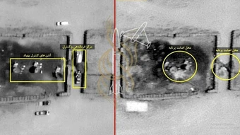 Iran công bố ảnh vệ tinh 'trung tâm điều khiển UAV Mỹ' sau đòn tập kích