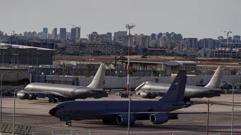 Israel yêu cầu Mỹ rút bớt máy bay tiếp dầu khỏi sân bay Tel Aviv