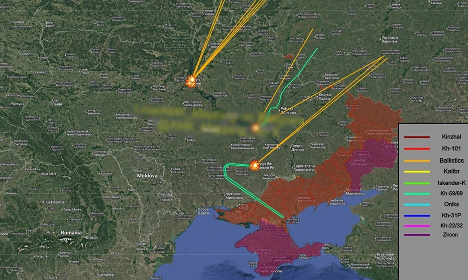 Nga tập kích 'nhà máy tên lửa Flamingo, UAV' ở Kiev Nga tập kích 'nhà máy tên lửa Flamingo, UAV' ở Kiev