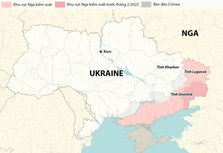 Nga tuyên bố kiểm soát toàn bộ tỉnh Lugansk, Ukraine phủ nhận Nga tuyên bố kiểm soát toàn bộ tỉnh Lugansk, Ukraine phủ nhận