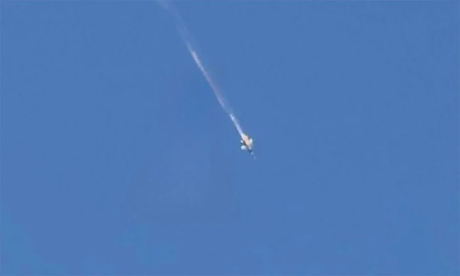 Tiêm kích Ukraine rơi khi phóng tên lửa chặn mục tiêu Nga Tiêm kích Ukraine rơi khi phóng tên lửa chặn mục tiêu Nga