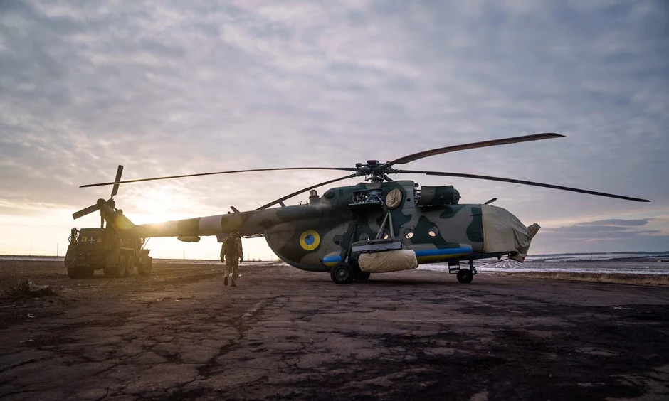 Trực thăng quân sự Ukraine rơi, nghi bị UAV Nga bắn hạ Trực thăng quân sự Ukraine rơi, nghi bị UAV Nga bắn hạ