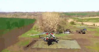 UAV cảm tử Ukraine tấn công bãi đậu trực thăng quân sự Nga