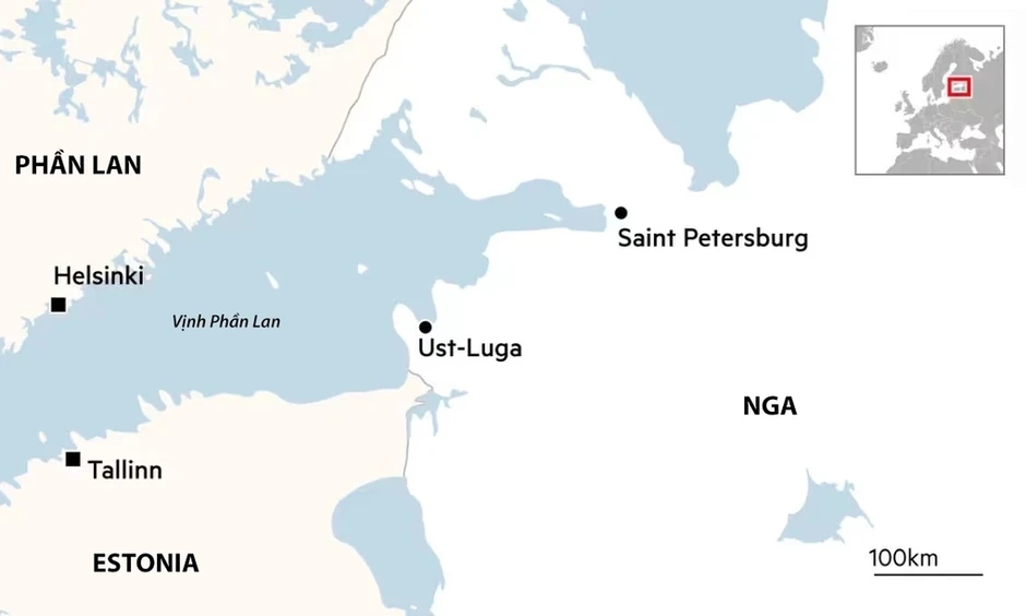 Ukraine tập kích cảng Nga giáp biển Baltic Ukraine tập kích cảng Nga giáp biển Baltic