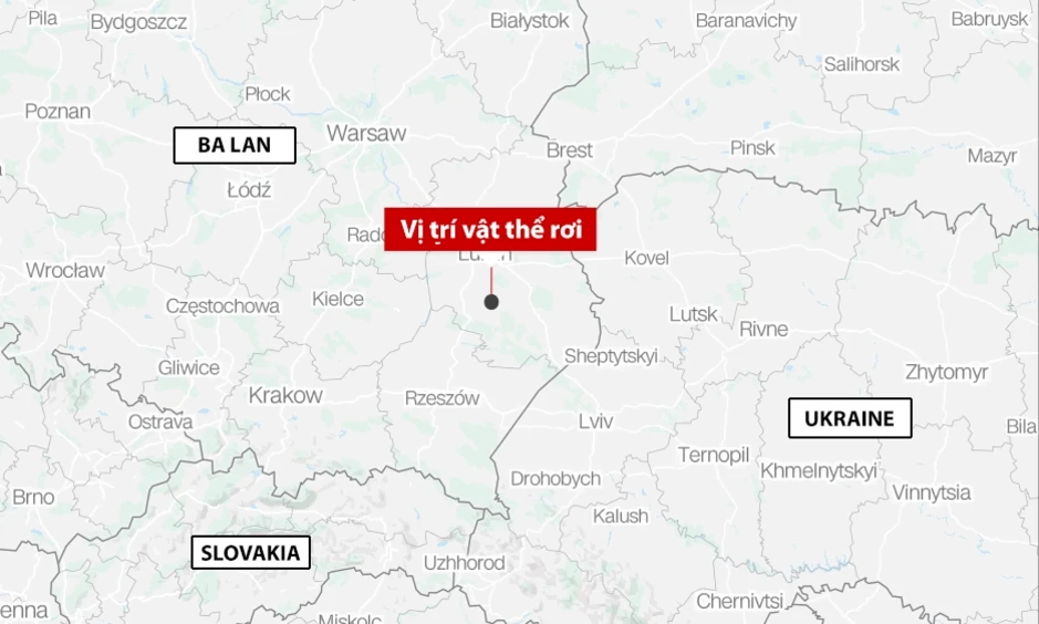 Vì sao tên lửa Nga bay gần 100 km vào Ba Lan mà không bị F-16 bắn hạ? Vì sao tên lửa Nga bay gần 100 km vào Ba Lan mà không bị F-16 bắn hạ?