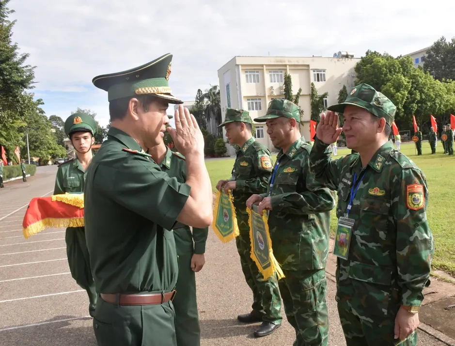230 cán bộ, chiến sĩ Bộ đội Biên phòng tranh tài võ thuật 230 cán bộ, chiến sĩ Bộ đội Biên phòng tranh tài võ thuật