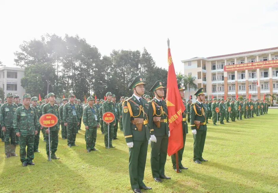 230 cán bộ, chiến sĩ Bộ đội Biên phòng tranh tài võ thuật 230 cán bộ, chiến sĩ Bộ đội Biên phòng tranh tài võ thuật