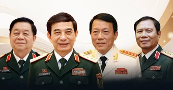 4 Đại tướng Quân đội, Công an làm đại biểu Quốc hội khóa mới