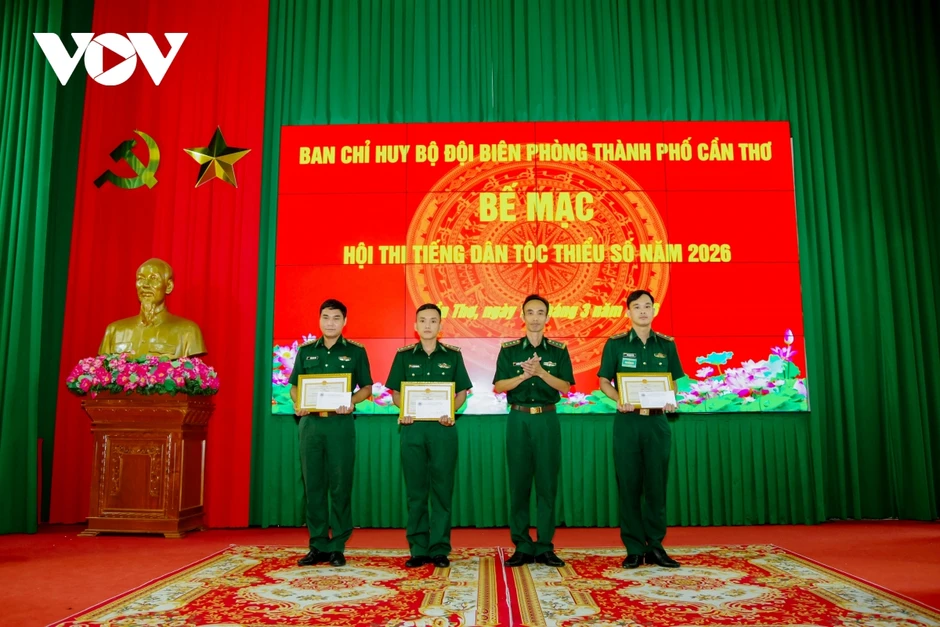 Bộ đội Biên phòng Cần Thơ tổ chức Hội thi tiếng dân tộc thiểu số năm 2026 Bộ đội Biên phòng Cần Thơ tổ chức Hội thi tiếng dân tộc thiểu số năm 2026