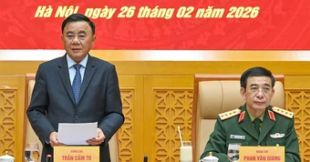 Công bố quyết định kiểm tra của Bộ Chính trị với Ban Thường vụ Quân ủy Trung ương