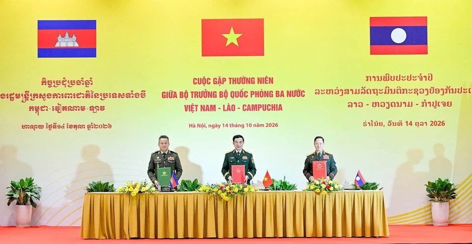 Cuộc gặp giữa Phó Thủ tướng, Bộ trưởng Quốc phòng Việt Nam - Lào - Campuchia Cuộc gặp giữa Phó Thủ tướng, Bộ trưởng Quốc phòng Việt Nam - Lào - Campuchia