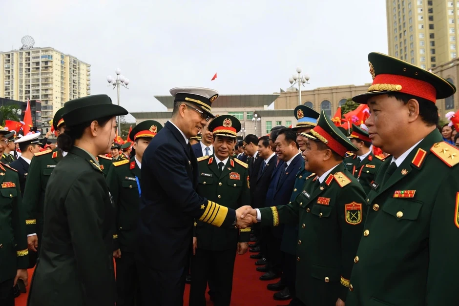 Đại tướng Phan Văn Giang chủ trì lễ đón Bộ trưởng Bộ Quốc phòng Trung Quốc