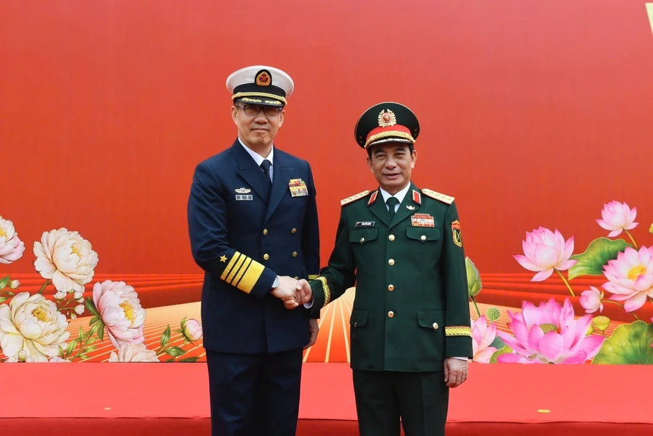 Đại tướng Phan Văn Giang chủ trì lễ đón Bộ trưởng Bộ Quốc phòng Trung Quốc