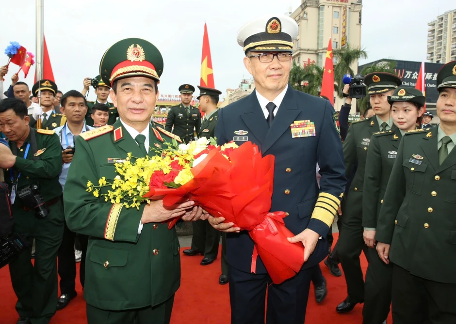 Đại tướng Phan Văn Giang chủ trì lễ đón Bộ trưởng Bộ Quốc phòng Trung Quốc