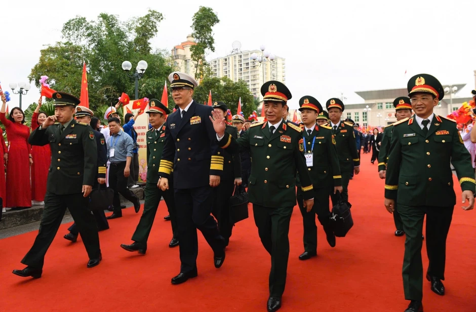Đại tướng Phan Văn Giang chủ trì lễ đón Bộ trưởng Bộ Quốc phòng Trung Quốc