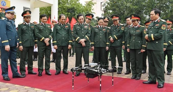 Đại tướng Phan Văn Giang dự lễ thành lập Cục Phương tiện không người lái