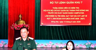 Đội K72 sẵn sàng lên đường quy tập hài cốt liệt sĩ trên đất bạn Campuchia
