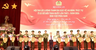 Hội thi Lực lượng bảo vệ an ninh, trật tự ở cơ sở khu vực phía Nam
