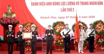 Lữ đoàn 146 đón nhận danh hiệu Anh hùng Lực lượng vũ trang nhân dân lần thứ 2