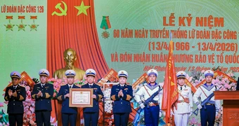 Lữ đoàn Đặc công Hải quân 126 đón nhận Huân chương Bảo vệ Tổ quốc hạng Nhất