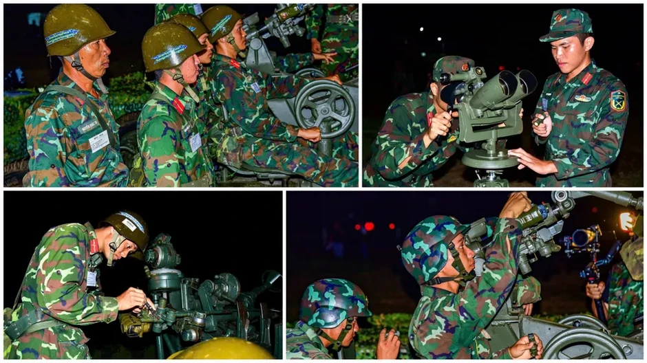 Lực lượng phòng không phía Nam khai hỏa trên thao trường Lực lượng phòng không phía Nam khai hỏa trên thao trường