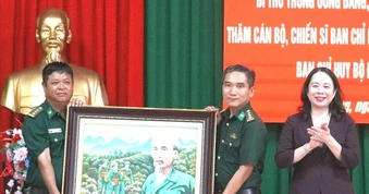 Phó Chủ tịch nước Võ Thị Ánh Xuân thăm lực lượng Bộ đội Biên phòng làm nhiệm vụ tại Phú Quốc