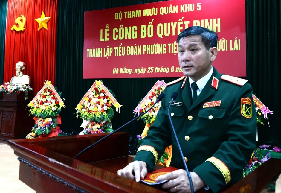 Quân khu 5 thành lập Tiểu đoàn Phương tiện không người lái Quân khu 5 thành lập Tiểu đoàn Phương tiện không người lái