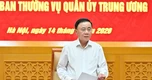 Thường trực Ban Bí thư: Tăng cường điều động cán bộ lãnh đạo, chỉ huy về cơ sở