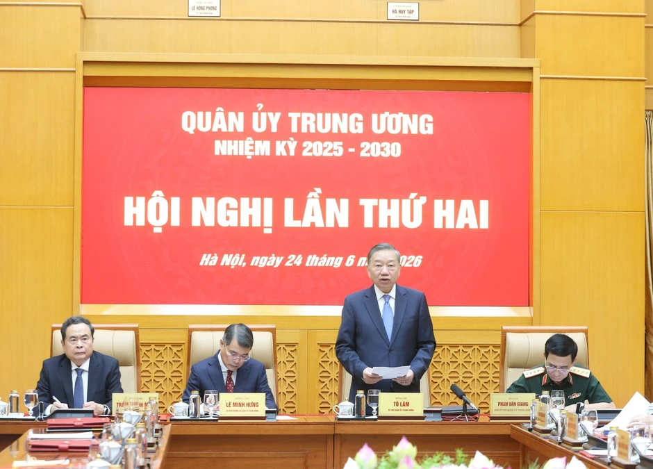 Tổng Bí thư, Chủ tịch nước Tô Lâm chủ trì hội nghị Quân ủy Trung ương Tổng Bí thư, Chủ tịch nước Tô Lâm chủ trì hội nghị Quân ủy Trung ương