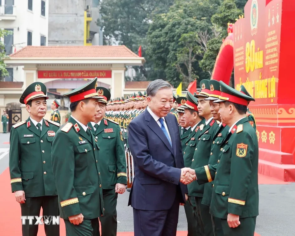 Tổng Bí thư Tô Lâm: Binh chủng Công binh tiếp tục phát huy truyền thống 'Mở đường thắng lợi' Tổng Bí thư Tô Lâm: Binh chủng Công binh tiếp tục phát huy truyền thống 'Mở đường thắng lợi'