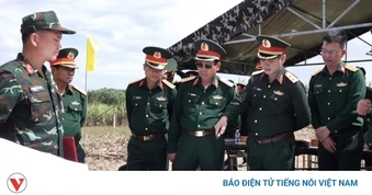 Tư lệnh Quân khu 5 kiểm tra công tác xây dựng các công trình quân sự tại Khánh Hoà