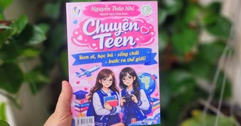 Hai nữ sinh học chuyên Toán ra mắt sách "Chuyện Teen"
