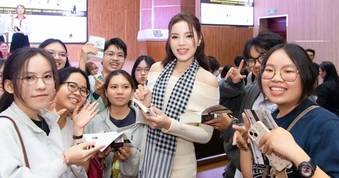 Hoa hậu Kỳ Duyên, Á hậu Phương Anh lan tỏa văn hóa đọc sách đến sinh viên