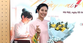 NSƯT Chí Trung, hoa hậu Ngọc Hân làm giám khảo cuộc thi viết 'Ngày mai trong mắt em'