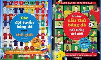Ra mắt bộ sách dán hình tương tác về bóng đá