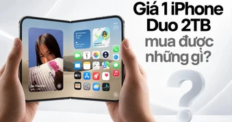 103,99 triệu đồng mua iPhone Duo 2TB, có thể đổi thành những gì?