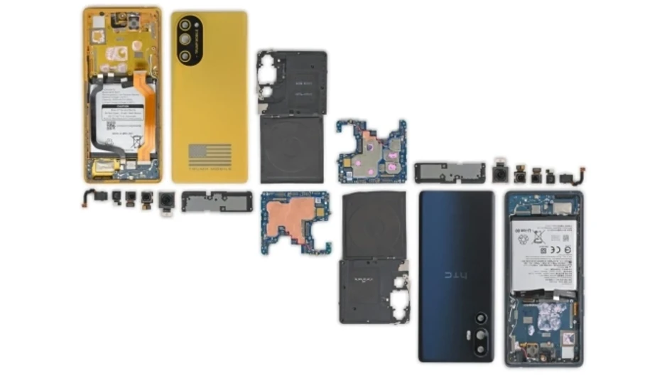 Bên trong điện thoại Trump T1 'giống HTC U24 Pro'