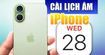 Cách bật lịch âm trên iPhone iOS 26 không cần cài thêm ứng dụng