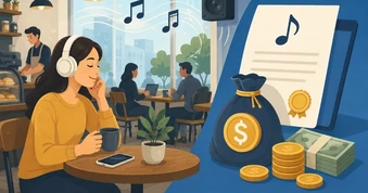 Cách tính tiền bản quyền khi quán cà phê sử dụng nhạc