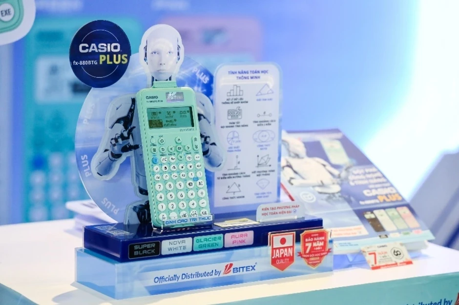 Casio fx-880BTG Plus tích hợp công cụ giải Toán chuyên đề Casio fx-880BTG Plus tích hợp công cụ giải Toán chuyên đề