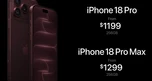 Chỉ 20 phút có 160.000 khách đặt cọc mua iPhone 18 Pro và iPhone 18 Pro Max