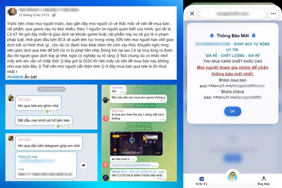 Chợ game tháo chạy trước ngày bị phạt, Telegram thành “điểm hẹn” mới Chợ game tháo chạy trước ngày bị phạt, Telegram thành “điểm hẹn” mới
